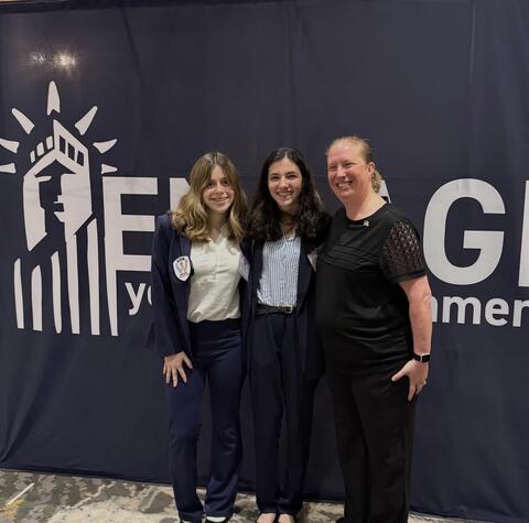 Ruth Geller at the 2026 Youth In Government Conference